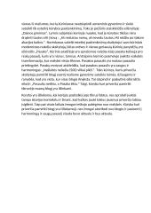 Kokia kūryba yra išliekanti? Rašinys 2 puslapis