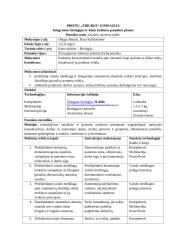 Integruotos kūno kultūros ir biologijos pamokos planas 2 puslapis