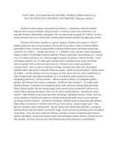 Stoicizmo ir platonizmo skirtumai, pritaikymas šiuolaikinėje visuomenėje