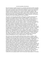 Humoro apraiškos literatūroje