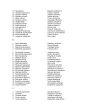 Augalų pavadinimai lietuviškai-lotyniškai 8 puslapis