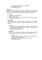 Pagrindiniai vitaminai ir jų funkcijos 3 puslapis
