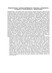 Neopozitivizmas – bendras apibūdinimas