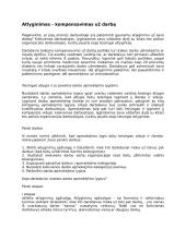 Atlyginimas - kompensavimas už darbą