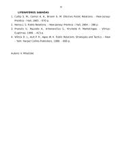 Ryšių su visuomene esmė 19 puslapis