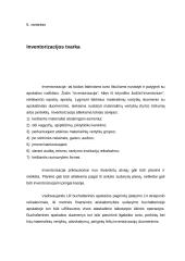 Inventorizacijos tvarka