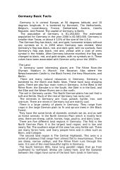 Germany Basic Facts 