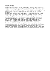 Internet Piracy