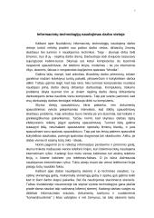 Informacinių technologijų panaudojimas valdininko darbo vietoje 7 puslapis