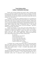 Tarp dviejų erdvių Juditos Vaičiūnaitės kūryba