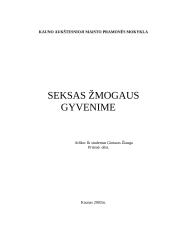 Seksas žmogaus gyvenime 14 puslapis