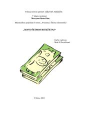 Mano šeimos biudžetas ir mokesčiai