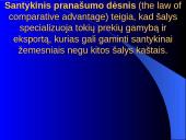 Tarptautinė prekyba ir nauda. Absoliutus ir santykinis pranašumai 5 puslapis