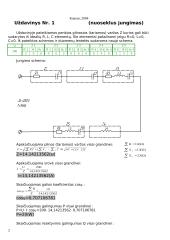 R, L, C grandinių skaičiavimas 2 puslapis
