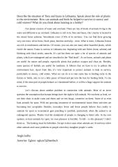 Lithuania's flora and fauna