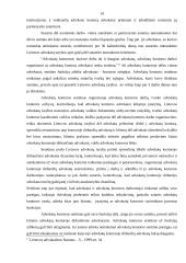 Advokatūros savivalda ir pagrindinės veiklos formos 14 puslapis