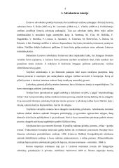 Advokatūros savivalda ir pagrindinės veiklos formos 4 puslapis