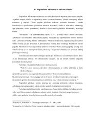 Advokatūros savivalda ir pagrindinės veiklos formos 6 puslapis