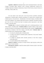 Realizavimo politika ir jos įgyvendinimo ypatumai UAB „Lietuviškas midus” 2 puslapis