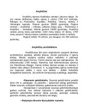 Anykščiai ir Anykščių architektūra