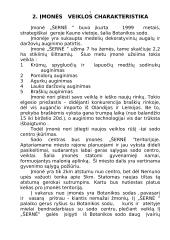 Individualios įmonės “Šernė” verslo planas 4 puslapis