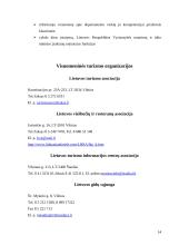 Turizmo organizacijos Lietuvoje 13 puslapis