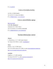 Turizmo organizacijos Lietuvoje 15 puslapis