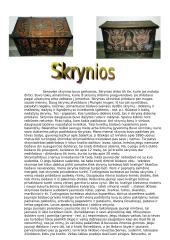 Senovės skrynios