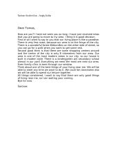 Letter about my city 1 puslapis