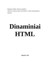 Dinaminiai HTML
