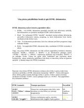 Dinaminiai HTML 3 puslapis