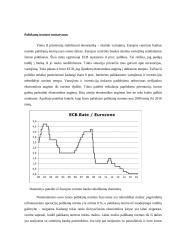 ECB politika stabilizuojant euro zonos valstybių narių finansus 5 puslapis