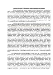 Literatūros kūrinys – tai tam tikro laikmečio atspindys