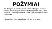 Aids ir Živ plitimas, požymiai, statistika 6 puslapis