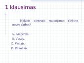 Elektros srovės darbas (testas) 12 puslapis