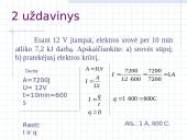 Elektros srovės darbas (testas) 9 puslapis