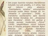 J.Savickio asmenybė ir kūryba  5 puslapis