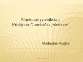 Slunkiaus paveikslas ,,Metai''