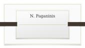 Niccolo Paganinis