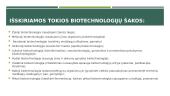 Biotechnologijų svarba bei panaudojimas 3 puslapis