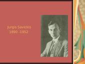 Jurgis Savickis 1890-1952