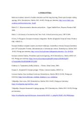 Ekonomikų konvergencijos būtinumas kuriant valiutų sąjungą 9 puslapis