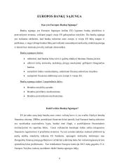 Europos Bankų Sąjungos kūrimo iššūkiai 3 puslapis