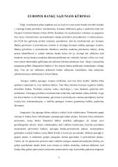 Europos Bankų Sąjungos kūrimo iššūkiai 4 puslapis