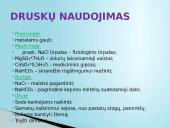 Druskų klasifikavimas, sandara, gavimo būdai, rūšys bei naudojimas 14 puslapis