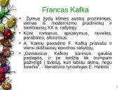 Francas Kafka ir jo kūryba 3 puslapis