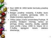 Francas Kafka ir jo kūryba 5 puslapis