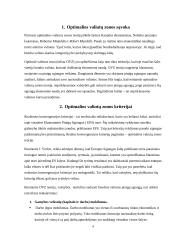 Valiutų zonos kriterijų įgyvendinimo sunkumai euro zonos šalyse  3 puslapis