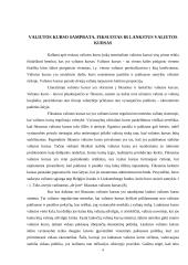 Realaus valiutos kurso įtaka nominaliam valiutos kursui 3 puslapis