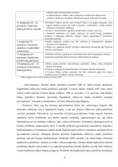 Tarptautinio atsiskaitymų banko (TAB) vaidmuo bankų priežiūros sityje  8 puslapis